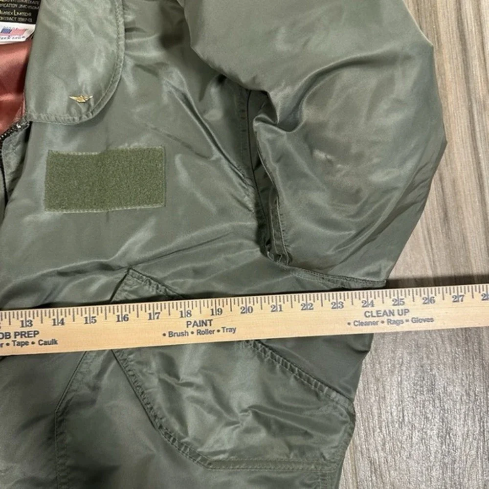 VTG Aviator Jacket AVIREX Limited 1987 Flight‎ Pilot Style USA L Flyers Men's
